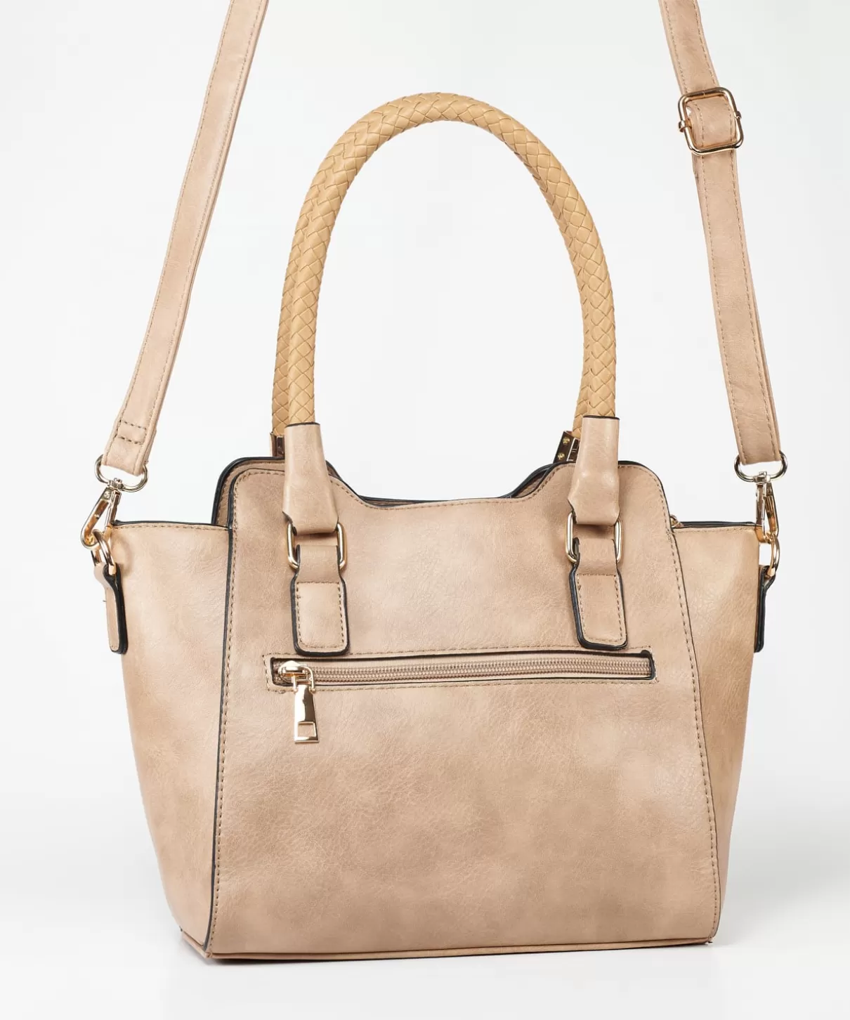 MARYPAZ Bolsos De Colgar | Bolso Detalle Asa Trenzada Efecto