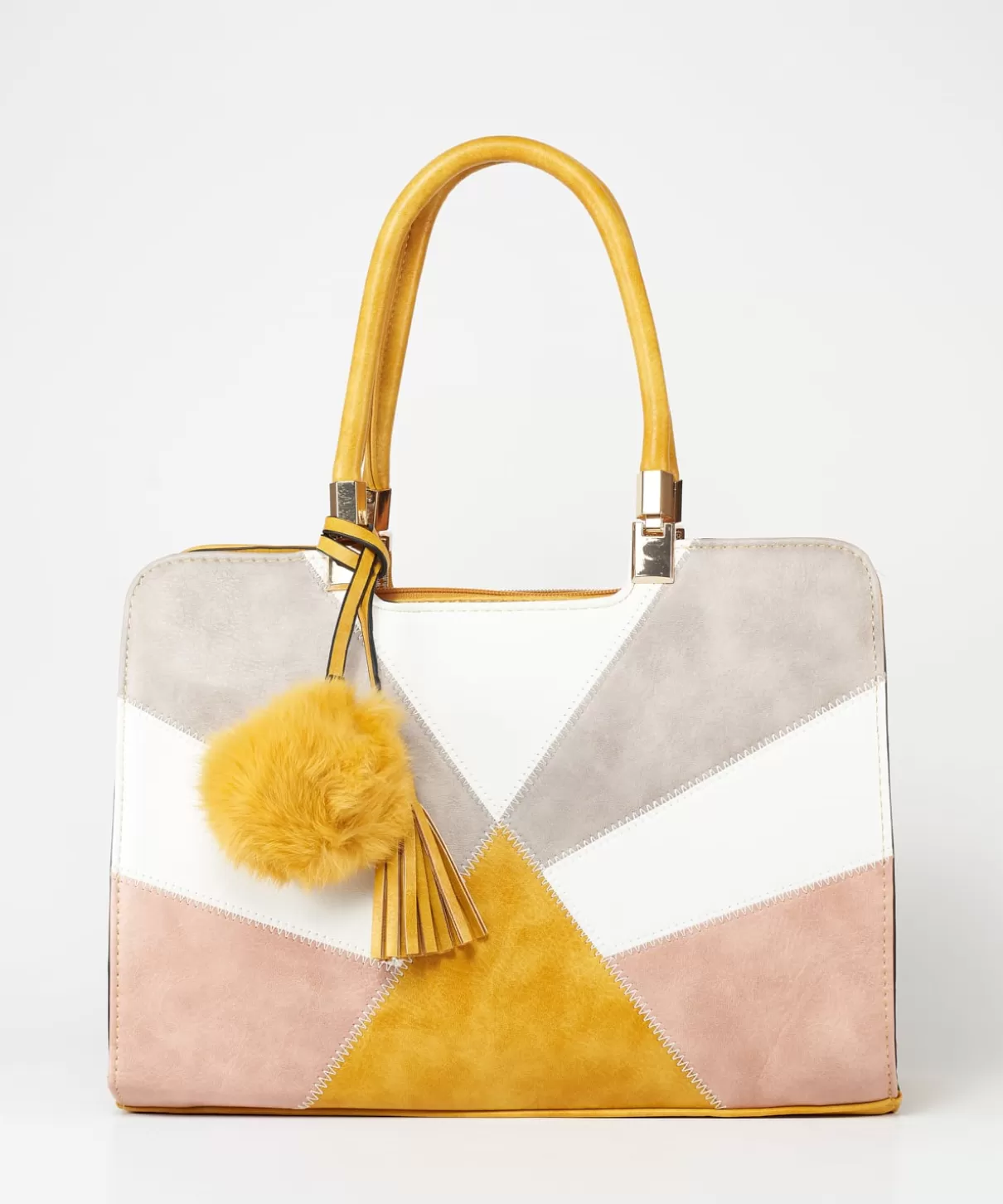 MARYPAZ Bolsos De Colgar | Bolso Shopper Detalle Bordados Y Borlas