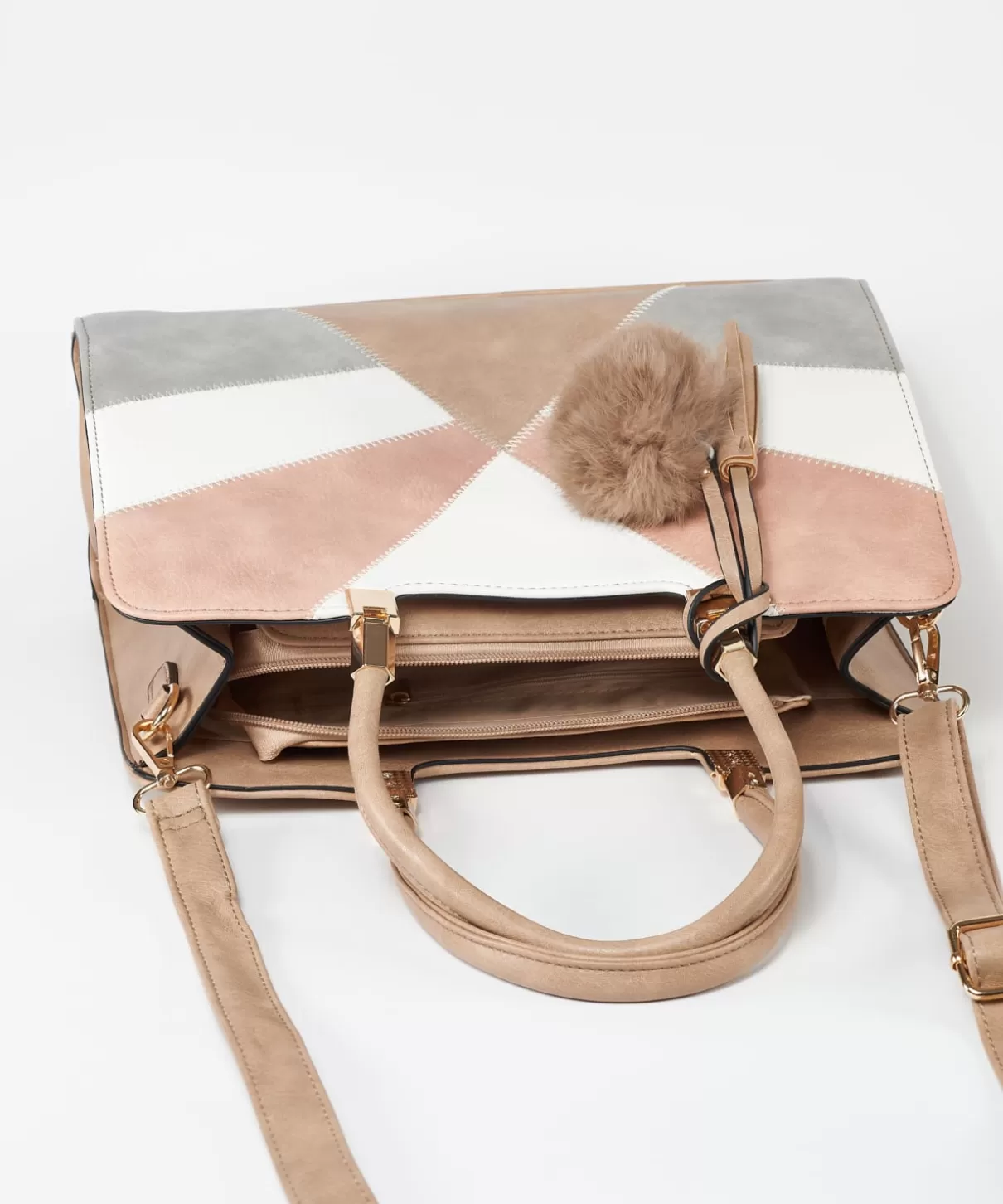 MARYPAZ Bolsos De Colgar | Bolso Shopper Detalle Bordados Y Borlas