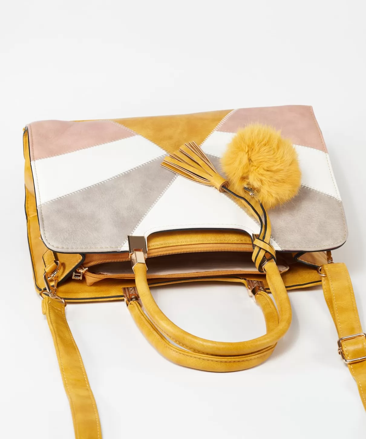 MARYPAZ Bolsos De Colgar | Bolso Shopper Detalle Bordados Y Borlas
