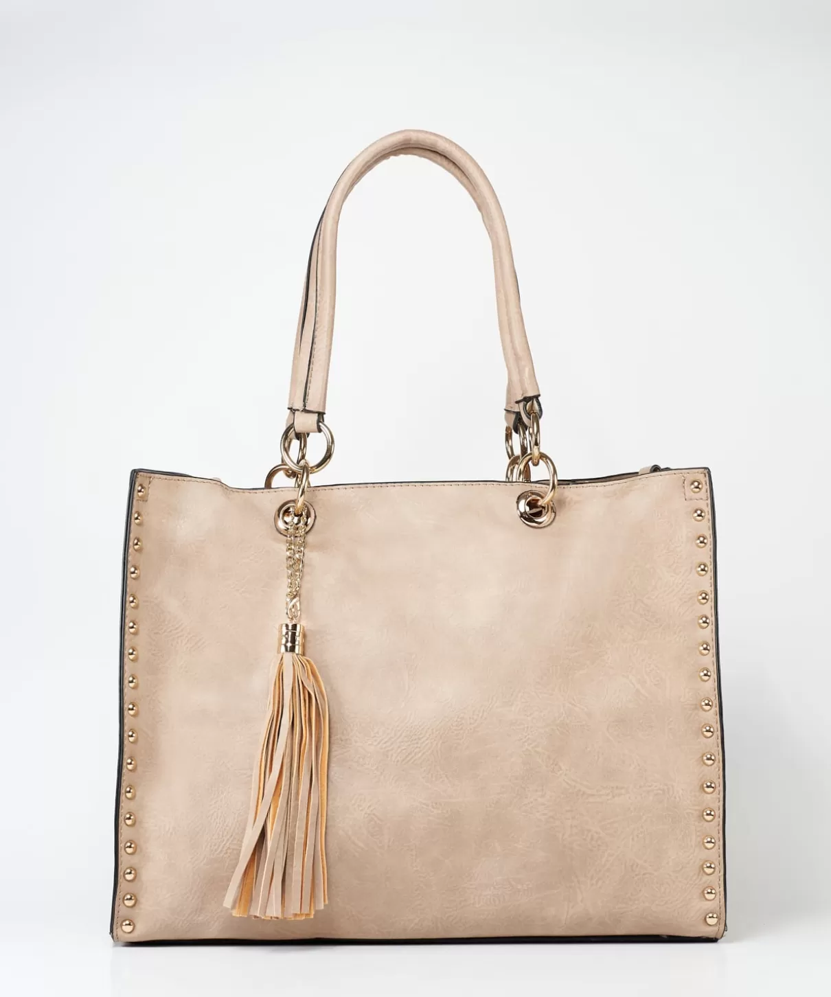 MARYPAZ Bolsos De Colgar | Bolso Shopper Tachas Efecto