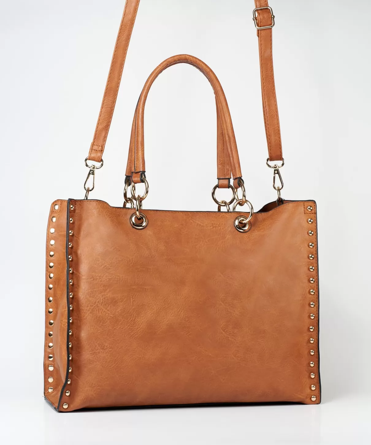 MARYPAZ Bolsos De Colgar | Bolso Shopper Tachas Efecto