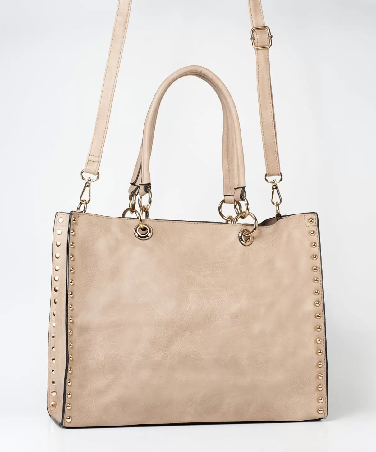 MARYPAZ Bolsos De Colgar | Bolso Shopper Tachas Efecto