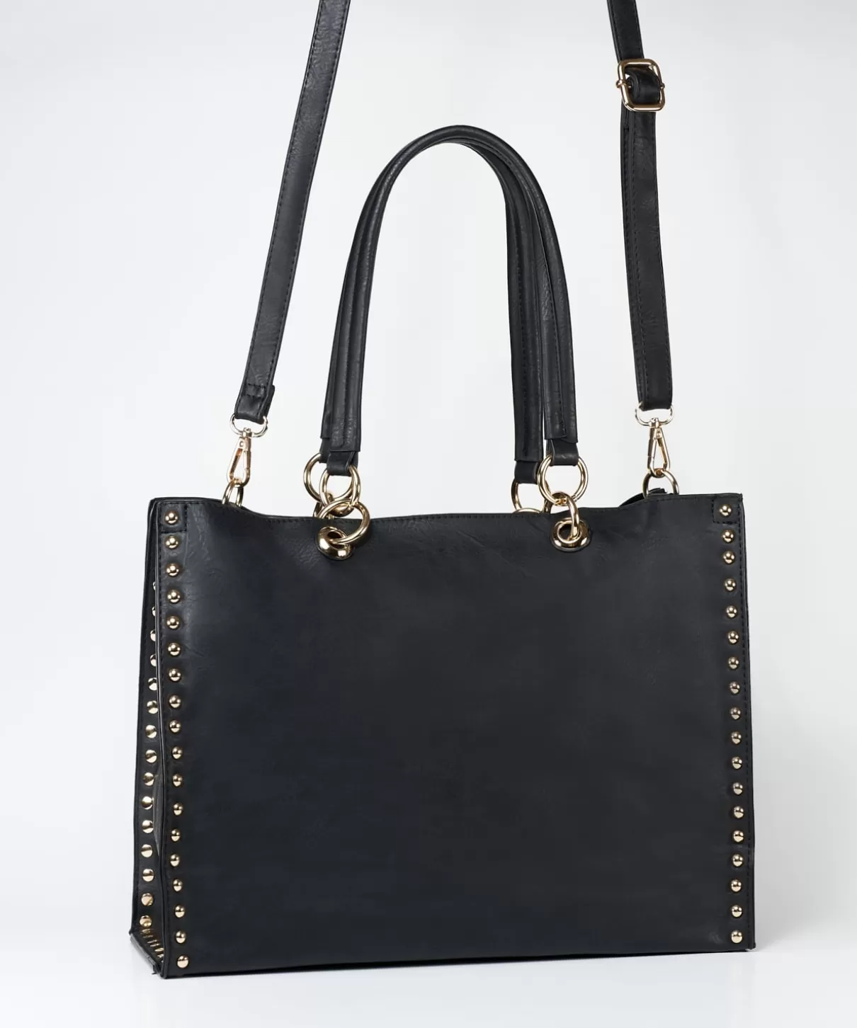 MARYPAZ Bolsos De Colgar | Bolso Shopper Tachas Efecto