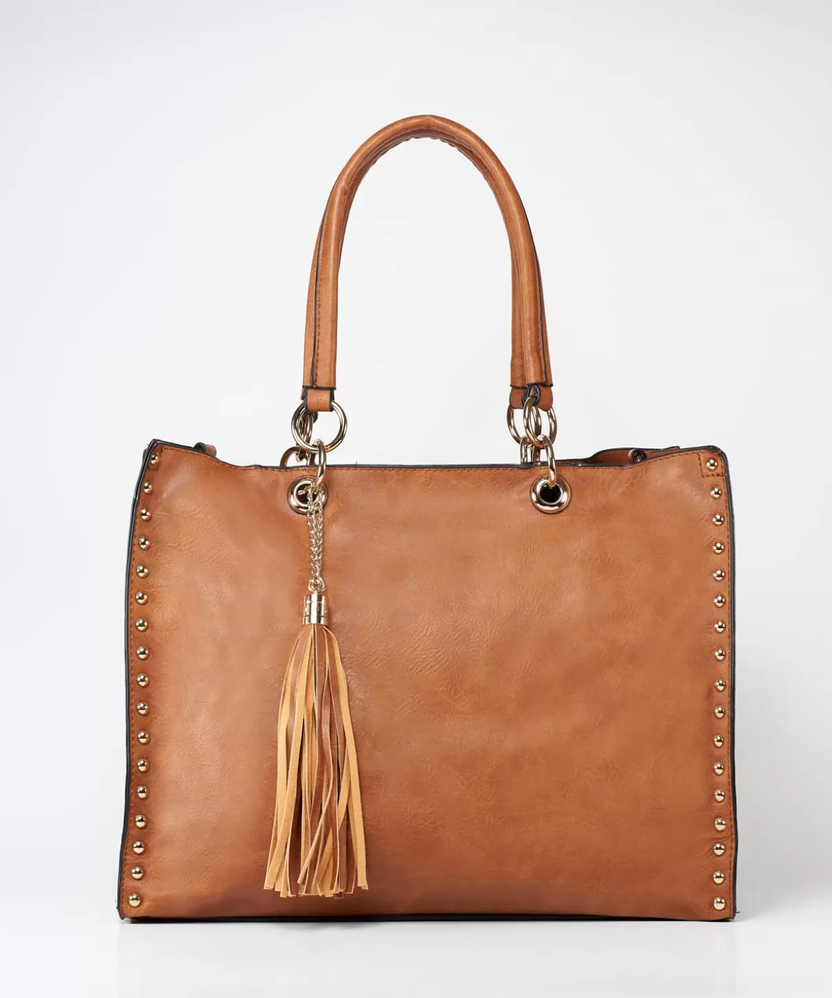 MARYPAZ Bolsos De Colgar | Bolso Shopper Tachas Efecto