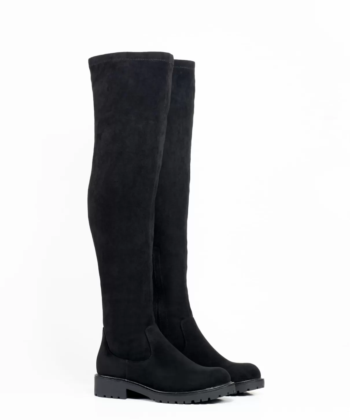 MARYPAZ Botas | Bota Plataforma Mosquetera Efecto