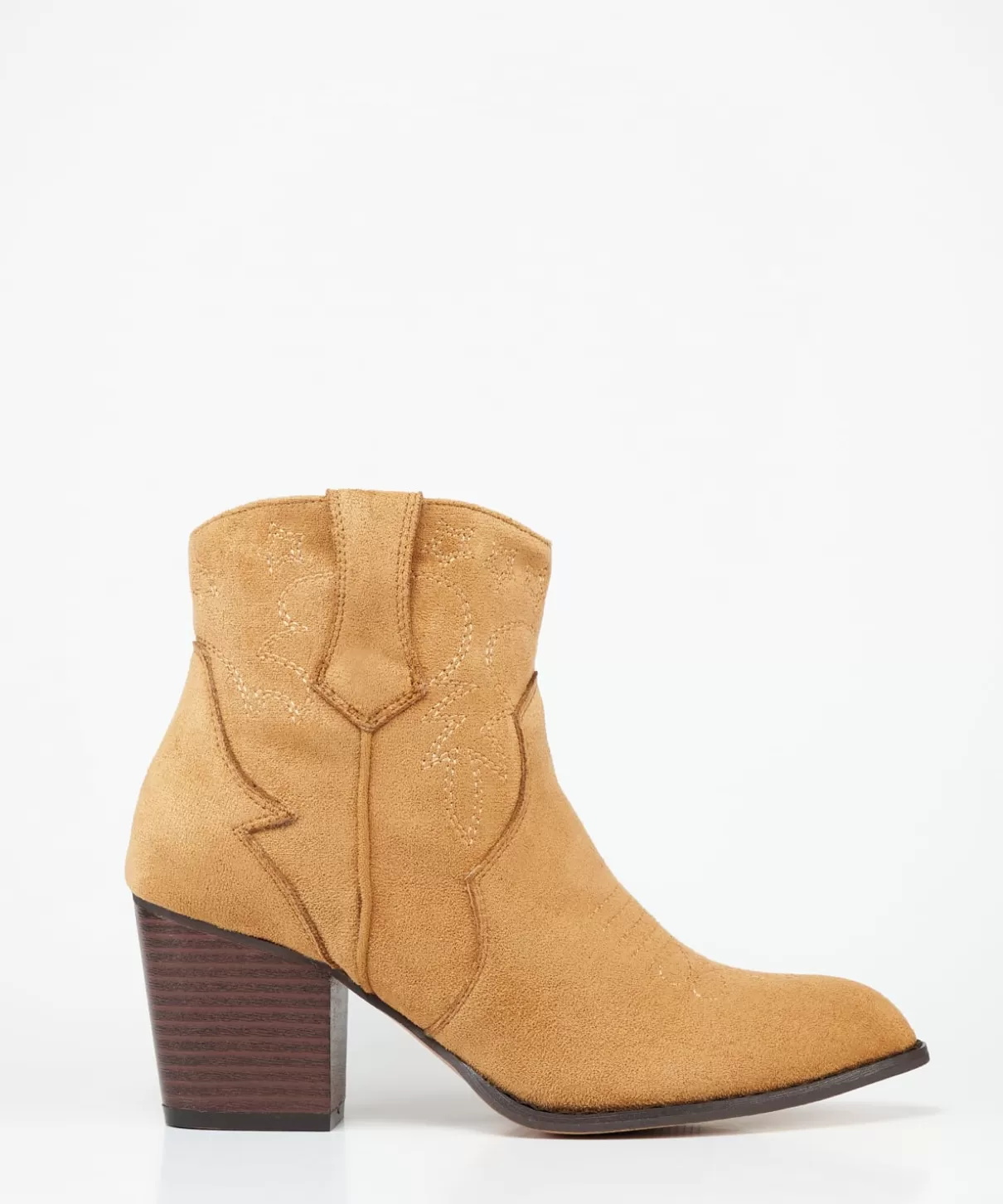 MARYPAZ Botines | Botin Cowboy Bordado Efecto