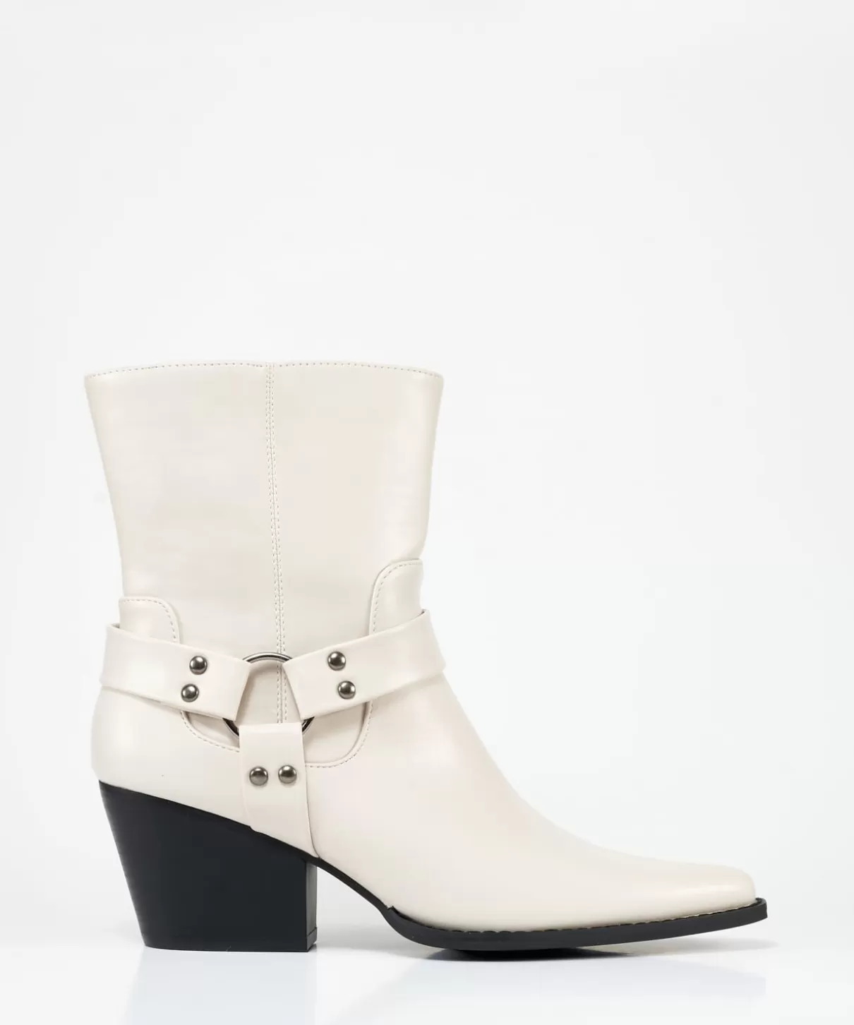 MARYPAZ Botines | Botin Cowboy Hebilla Efecto