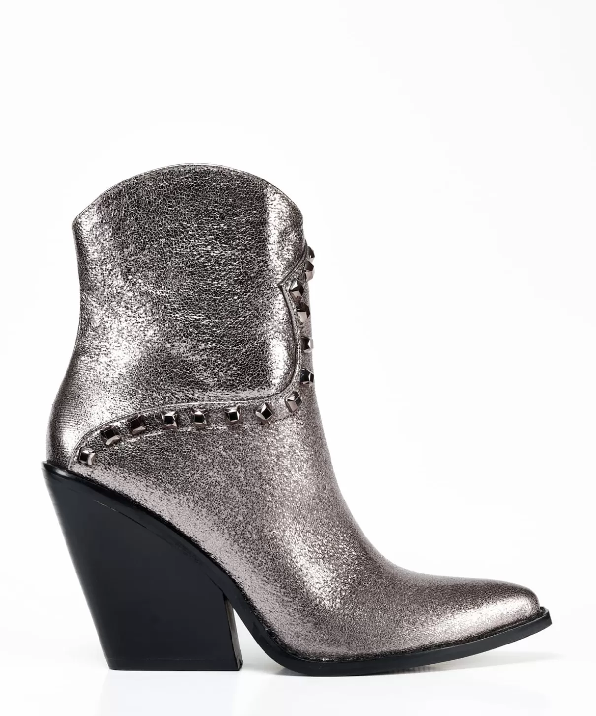 MARYPAZ Botines | Botin Cowboy Tachas Efecto