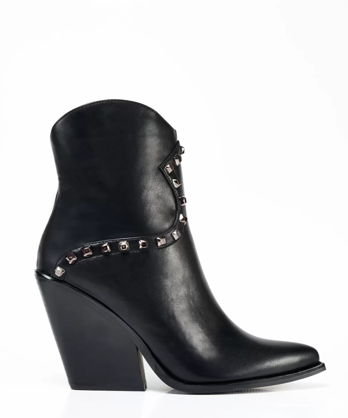 MARYPAZ Botines | Botin Cowboy Tachas Efecto